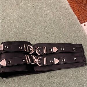 Killstar S/M elastic belt in Faux leather